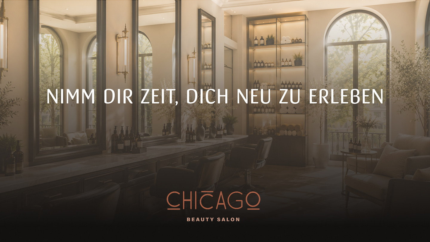 Werbebanner für Chicago Beauty Salon