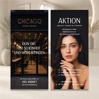 Vorschau des Flyers für einen Beauty Salon