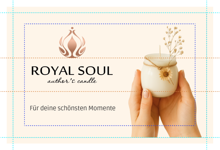 Layout der Visitenkarte